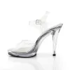 Fabulicious Flair-408-Clear-Size 7-Clearance sold by Shoe Freaks
