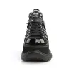 Demonia Neptune-100-Black/Silver-Size 12-Clearance sold by Shoe Freaks
