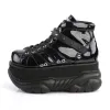 Demonia Neptune-100-Black/Silver-Size 12-Clearance sold by Shoe Freaks