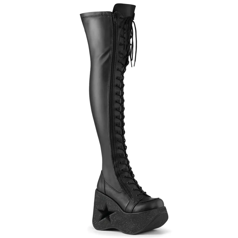 Demonia Dynamite-300-Black-Size 8-Clearance sold by Shoe Freaks