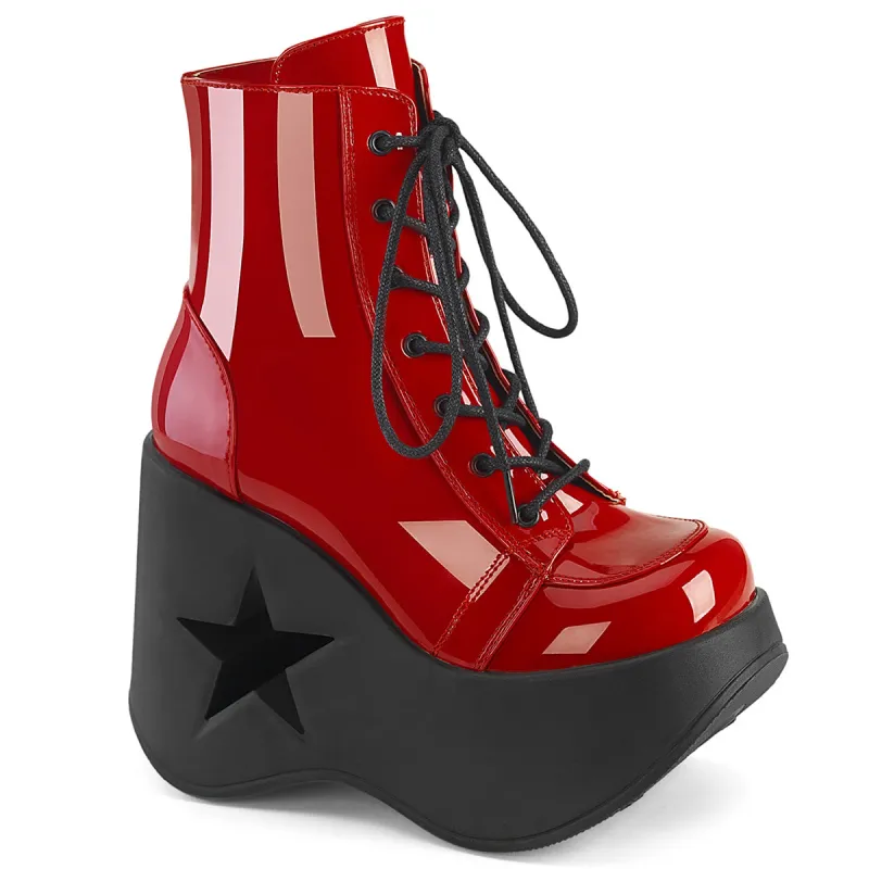 Demonia Dynamite-106-Red-Size 8-Clearance sold by Shoe Freaks