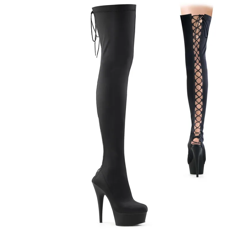 Pleaser Delight-3003-Black-Size 10-Clearance sold by Shoe Freaks