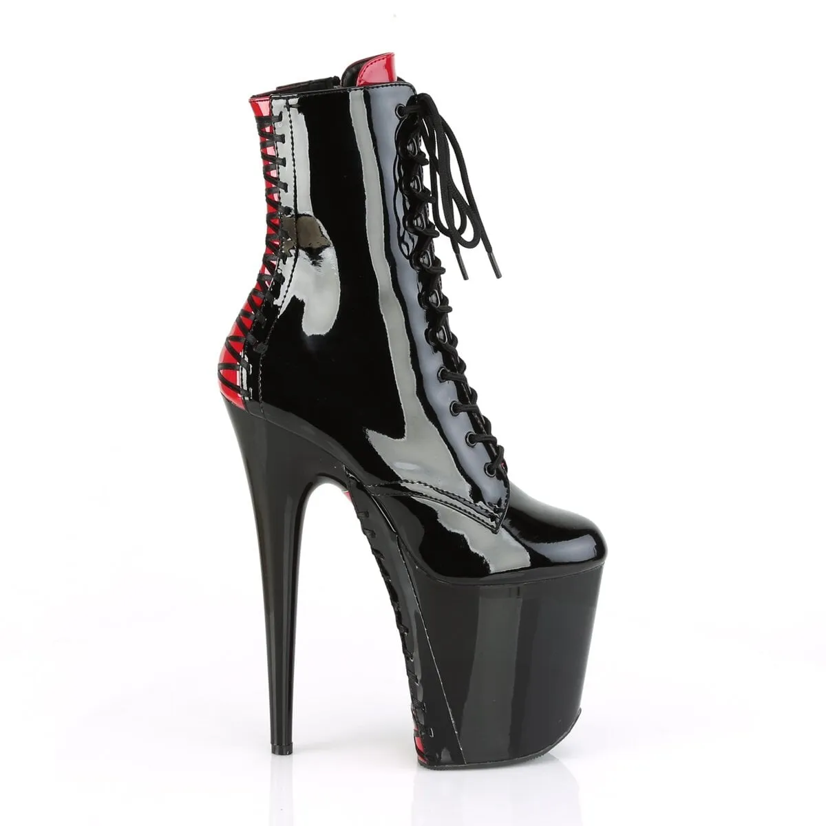Pleaser Flamingo-1020FH-Black Red-Size 6-Clearance sold by Shoe Freaks product image thumbnail 5