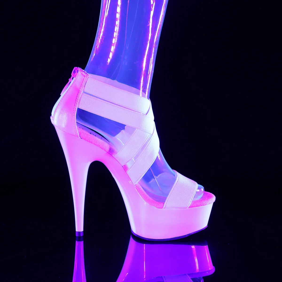 Pleaser Delight-669-White-Size 7-Clearance sold by Shoe Freaks product image thumbnail 5