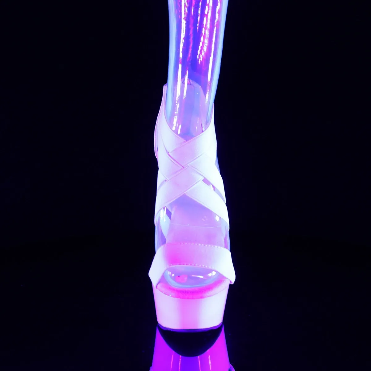 Pleaser Delight-669-White-Size 7-Clearance sold by Shoe Freaks product image thumbnail 2