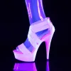 Pleaser Delight-669-White-Size 7-Clearance sold by Shoe Freaks