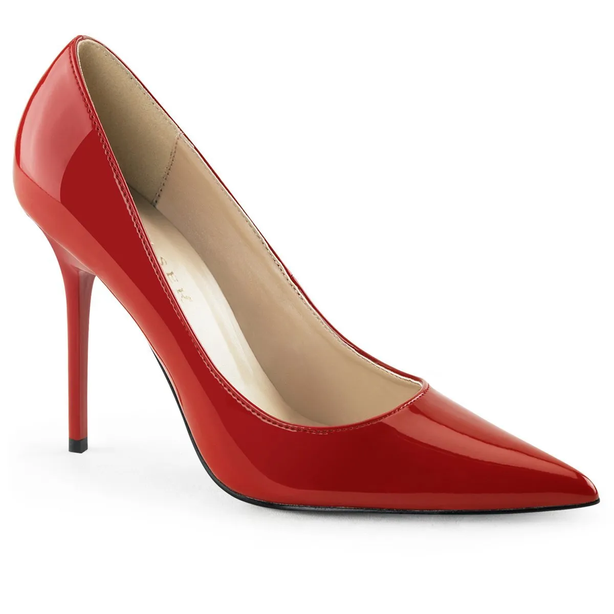 Pleaser Classique-20-Red-Size 15-Clearance sold by Shoe Freaks