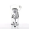Pleaser Treasure-708-Clear-Size 7-Clearance sold by Shoe Freaks