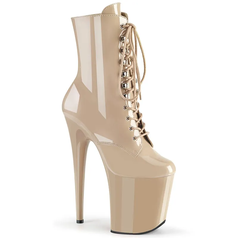 Pleaser Flamingo-1020-Nude-Size 7-Clearance sold by Shoe Freaks