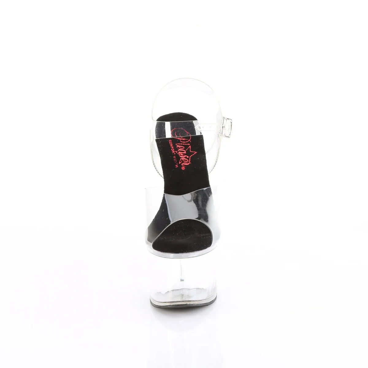 Pleaser Passion-708-Clear-Black/Clear-Size 7-Clearance sold by Shoe Freaks product image thumbnail 2