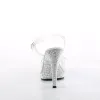 Fabulicious Glory-508DM-Clear/Silver-Size 8-Clearance sold by Shoe Freaks