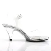 Fabulicious Belle-308-Clear-Size 8-Clearance sold by Shoe Freaks