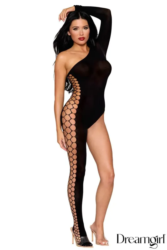 Asymmetrical Bodystocking sold by Shoe Freaks
