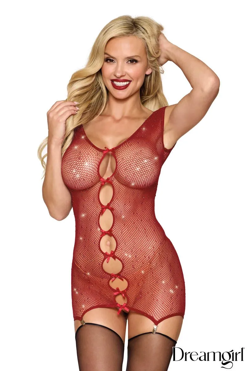 Rhinestone Garter Slip sold by Shoe Freaks