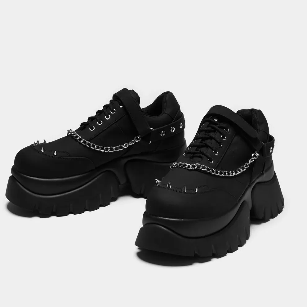 Allsander Men's Platform Trainers - Black sold by Shoe Freaks product image thumbnail 5