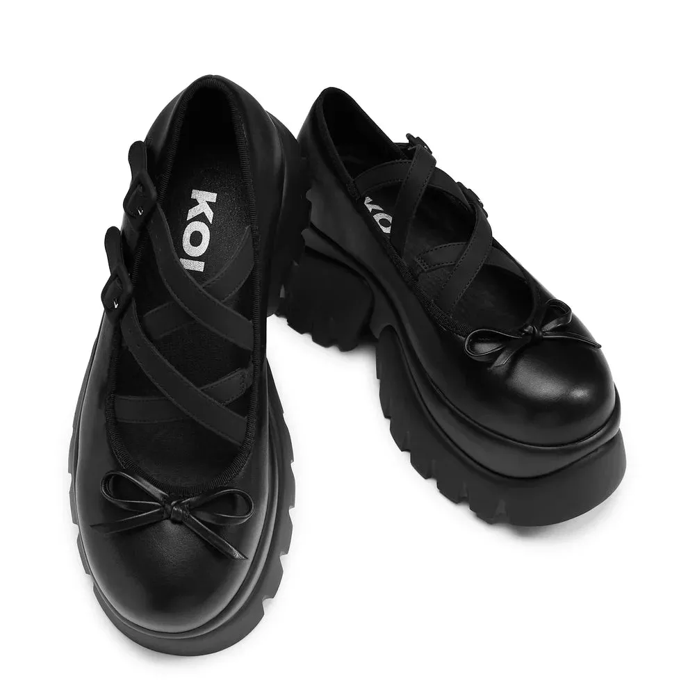 Margot Monster Platform Mary Janes - Black sold by Shoe Freaks product image thumbnail 4