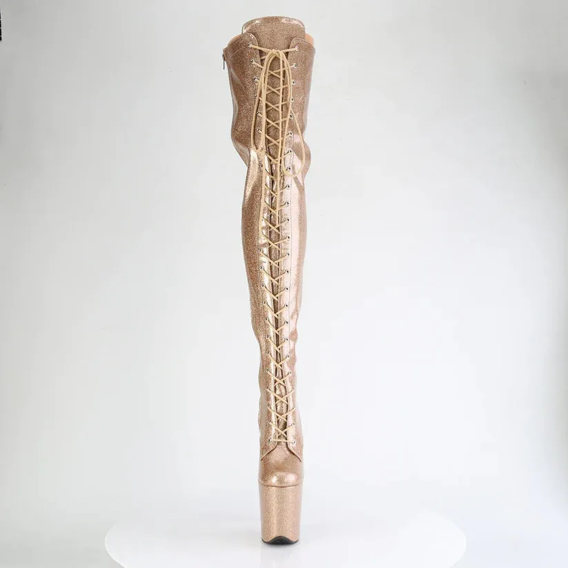 Pleaser Flamingo-3020GP-Gold-Size 9-Clearance sold by Shoe Freaks product image thumbnail 2