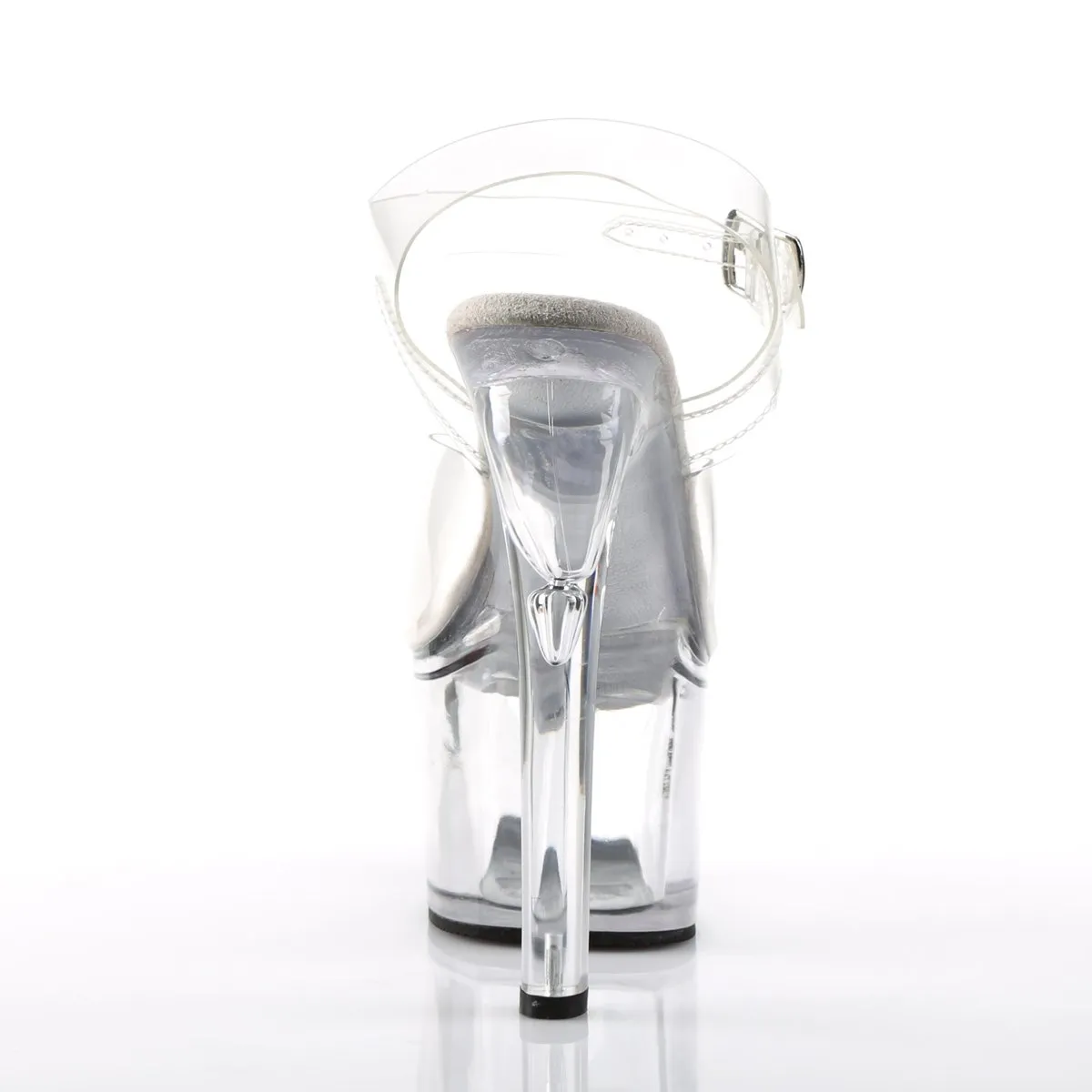 Pleaser Treasure-708-Clear-Size 9-Clearance sold by Shoe Freaks product image thumbnail 4