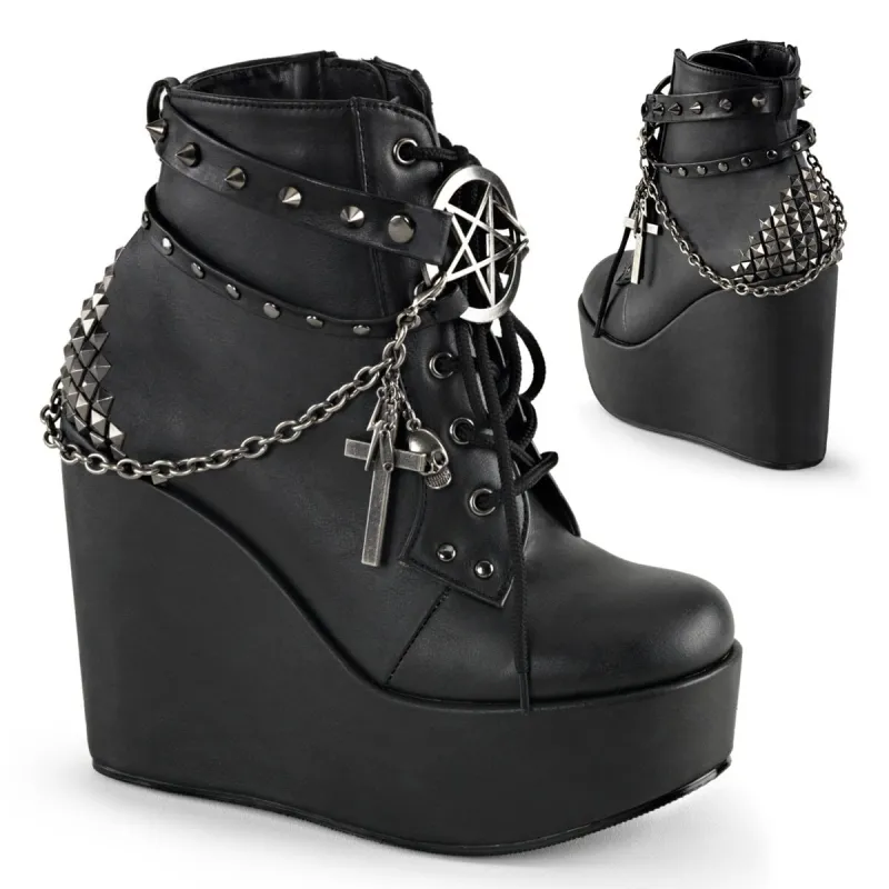 Demonia Poison-101-Black-Size 10-Clearance sold by Shoe Freaks