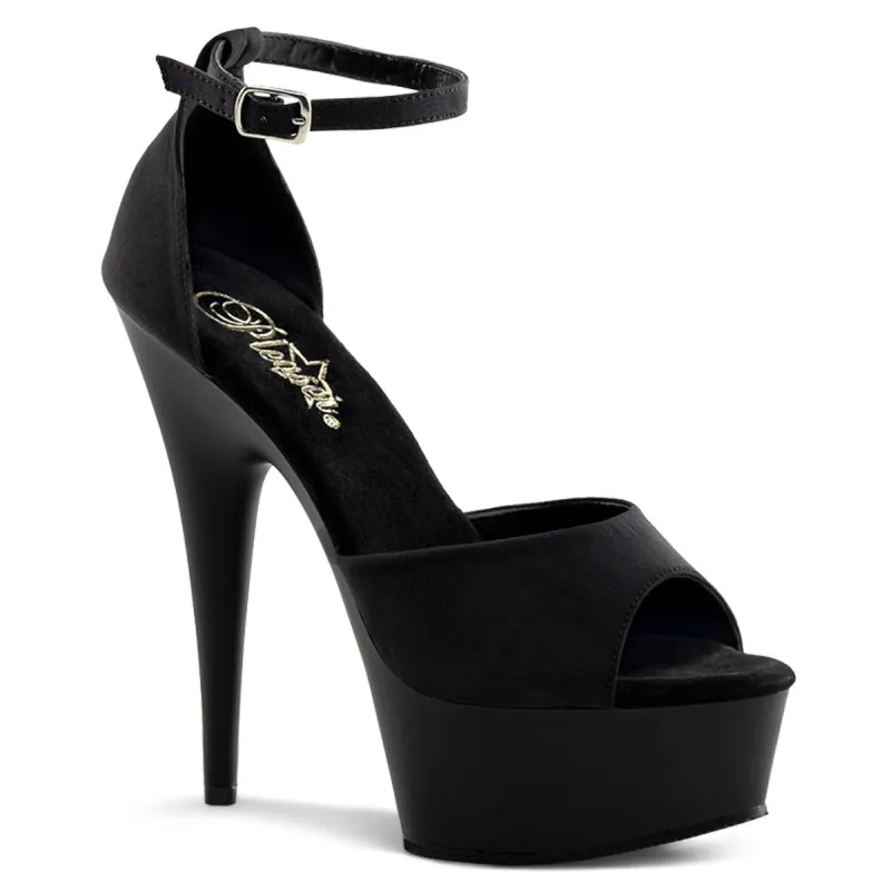 Pleaser Delight-618PS-Black-Size 10-Clearance sold by Shoe Freaks