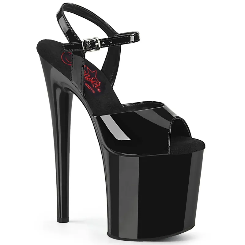 Pleaser Naughty-809-Black-Size 9-Clearance sold by Shoe Freaks
