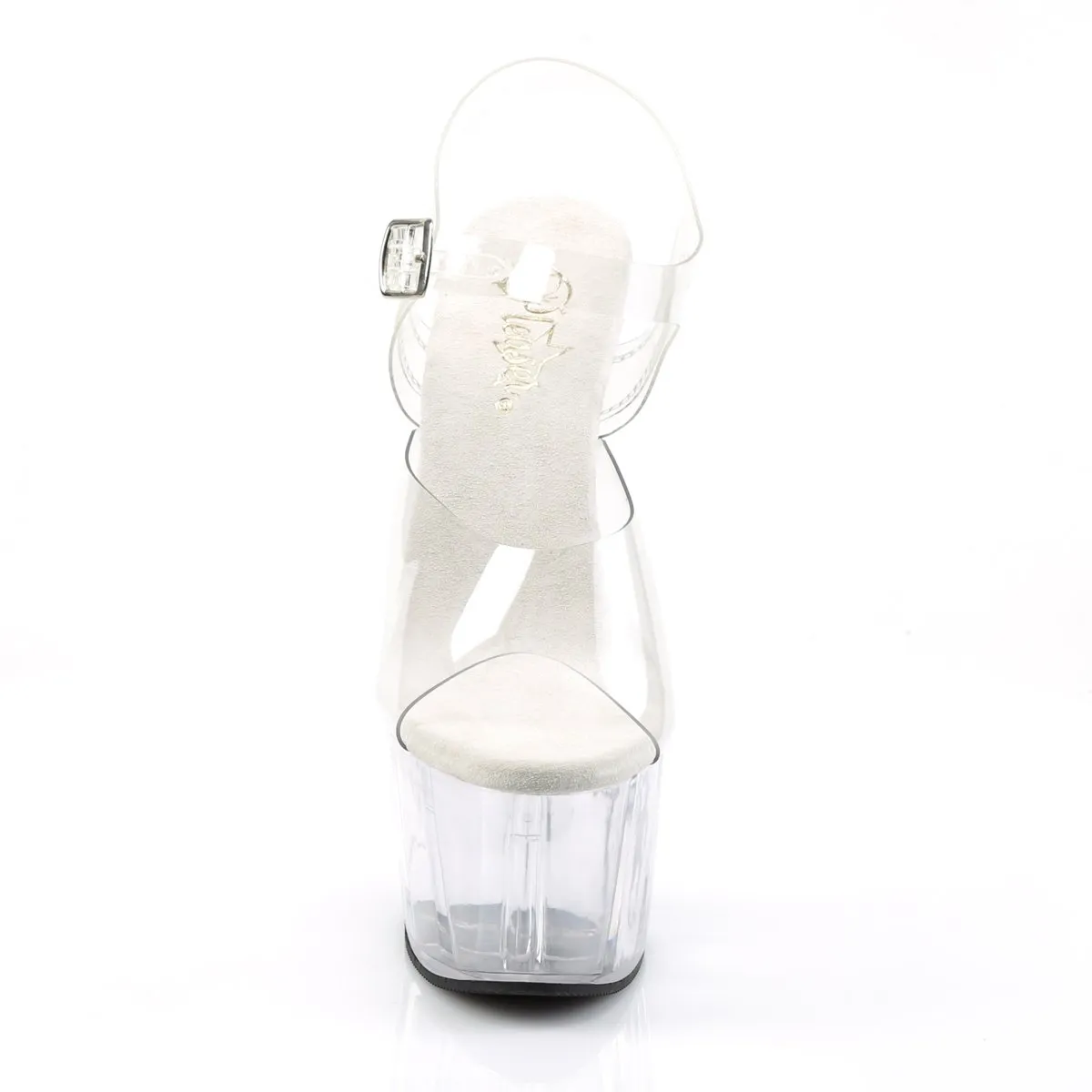 Pleaser Adore-708-Clear-Size 5-Clearance sold by Shoe Freaks product image thumbnail 2