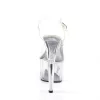 Pleaser Adore-708-Clear-Size 5-Clearance sold by Shoe Freaks