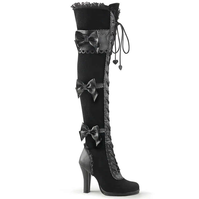 Demonia Glam-300-Black-Size 9-Clearance sold by Shoe Freaks