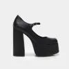 Darkbloom Black Platform Heels-Size 8-Clearance sold by Shoe Freaks