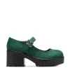 Tira Suede Mary Janes ‘ Evergreen Edition’-Green-Size 9-Clearance sold by Shoe Freaks