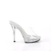 Fabulicious Lip-101LS-Clear-Size 6-Clearance sold by Shoe Freaks