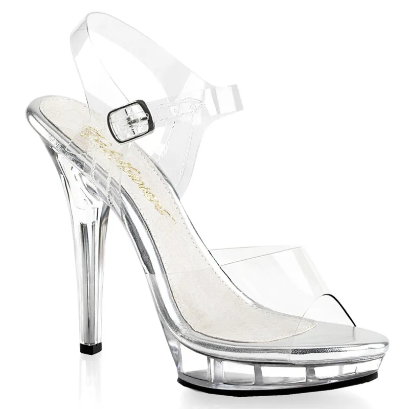 Fabulicious Lip-108-Clear-Size 6-Clearance sold by Shoe Freaks