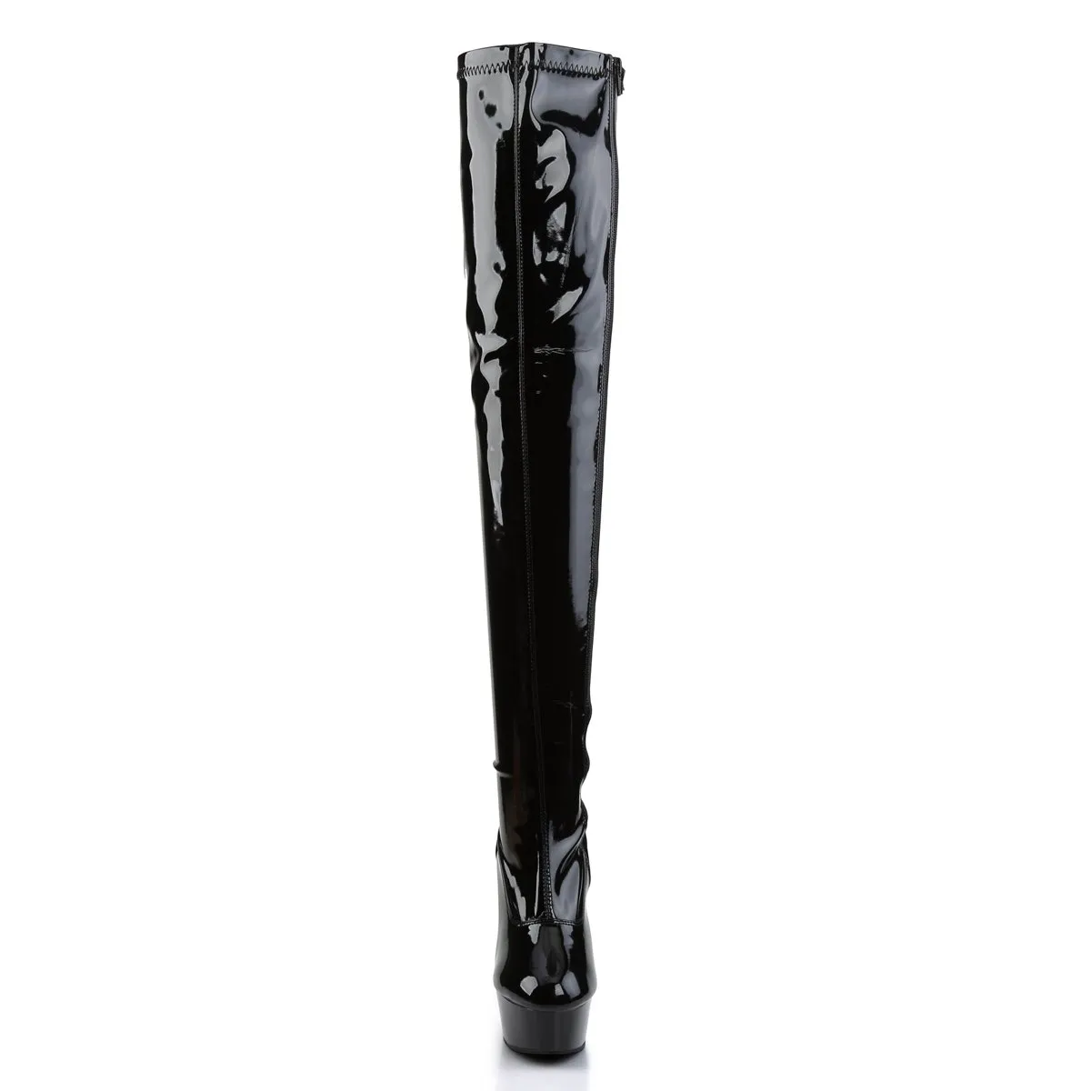 Pleaser Delight-3000-Black-Size 8-Clearance sold by Shoe Freaks product image thumbnail 2