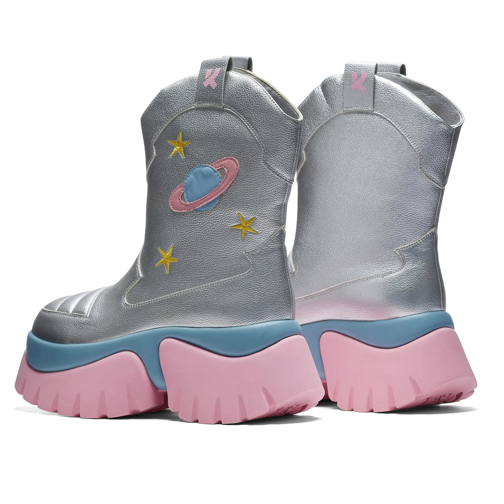 A Fairytale Galaxy Space Boots - Silver-Size 5-Clearance sold by Shoe Freaks product image thumbnail 3