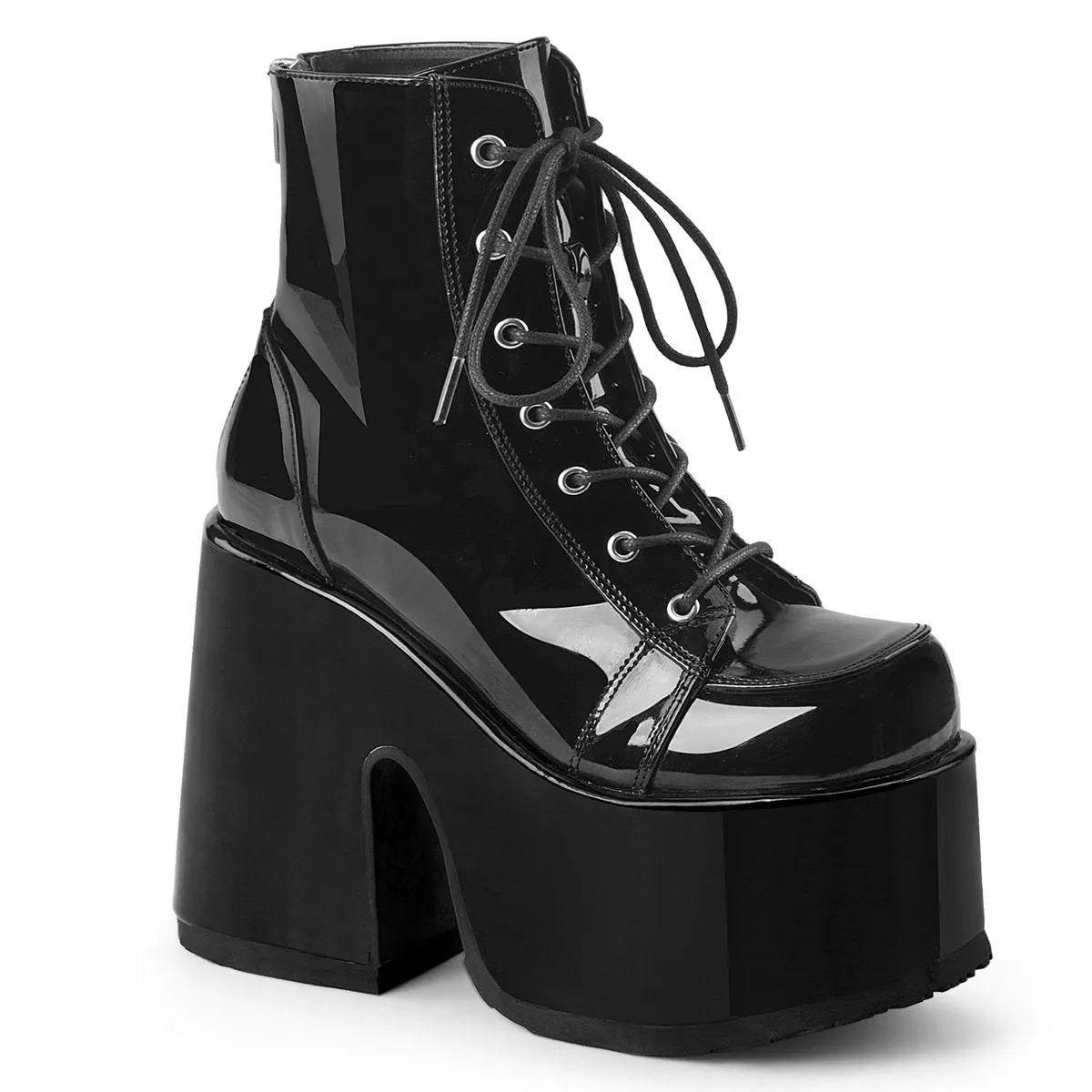 Demonia Camel-203-Black-Size 10-Clearance sold by Shoe Freaks