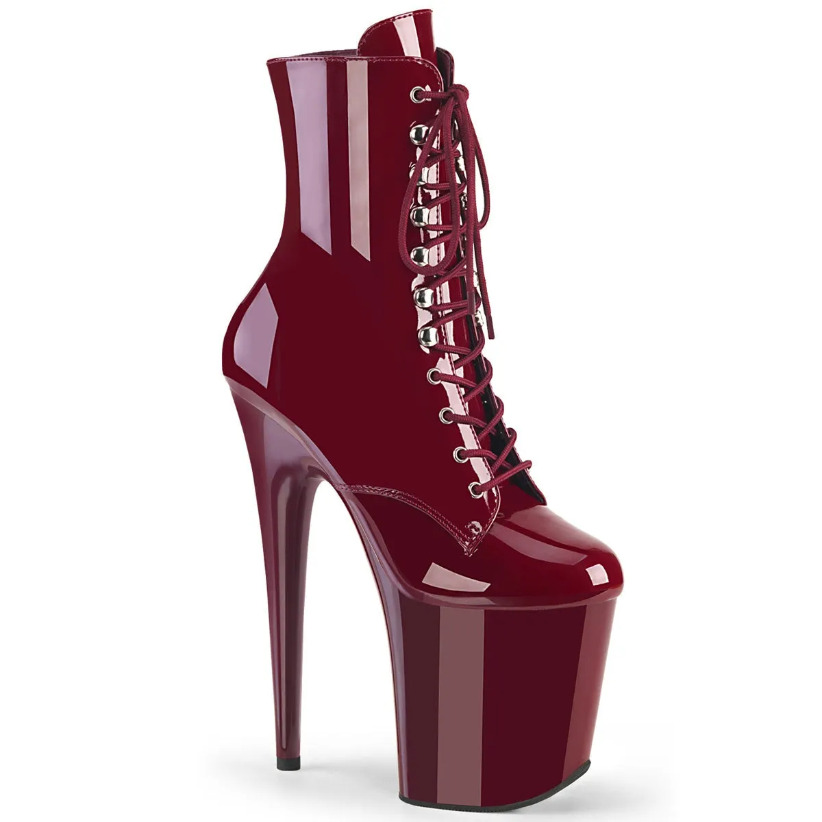 Pleaser Flamingo-1020-Burgundy-Size 10-Clearance sold by Shoe Freaks