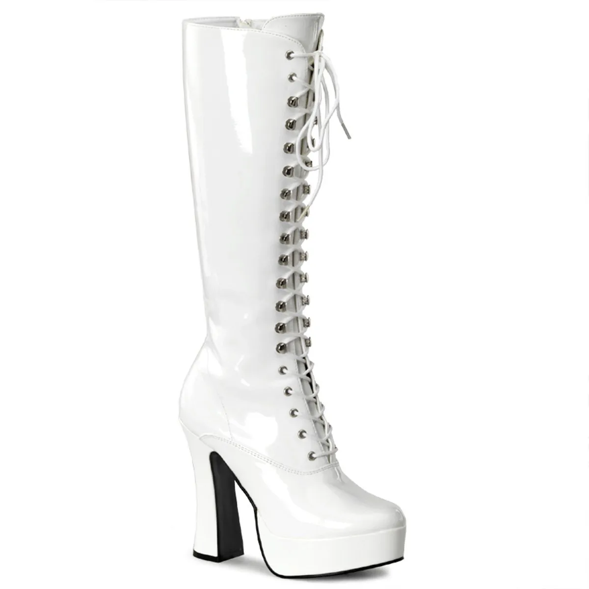 Pleaser Electra-2020-White-Size 10-Clearance sold by Shoe Freaks