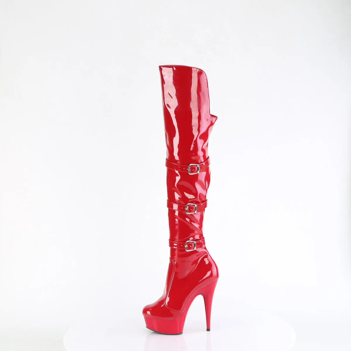 Pleaser Delight-3018-Red-Size 8-Clearance sold by Shoe Freaks product image thumbnail 3