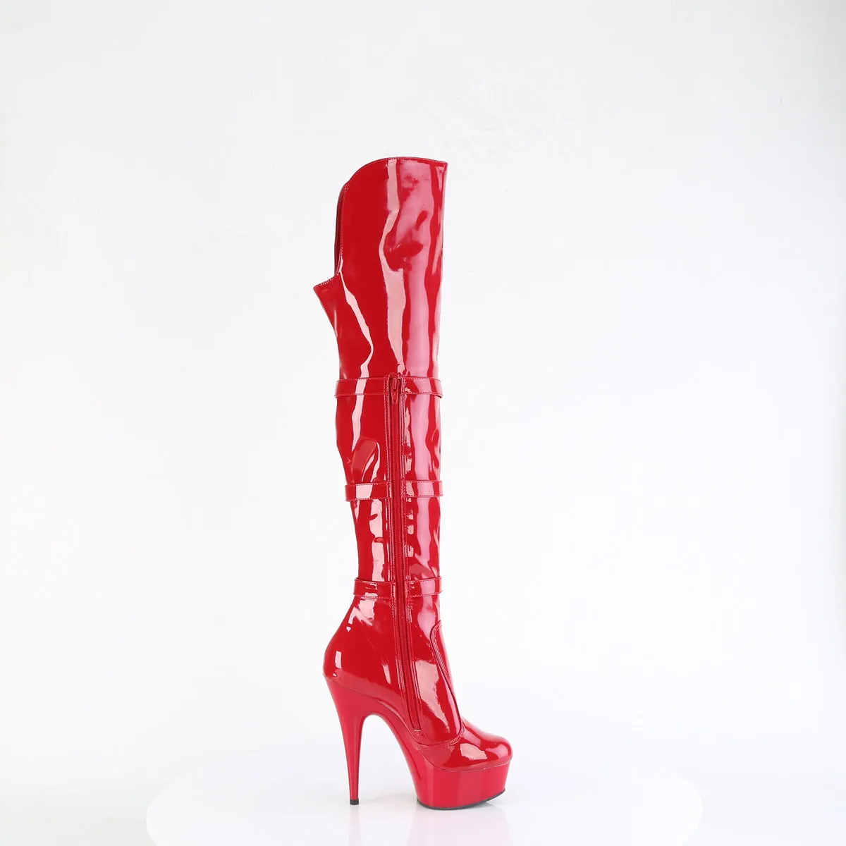 Pleaser Delight-3018-Red-Size 7-Clearance sold by Shoe Freaks product image thumbnail 5