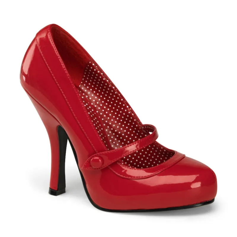 Pinup Couture Cutiepie-02-Red-Size 10-Clearance sold by Shoe Freaks
