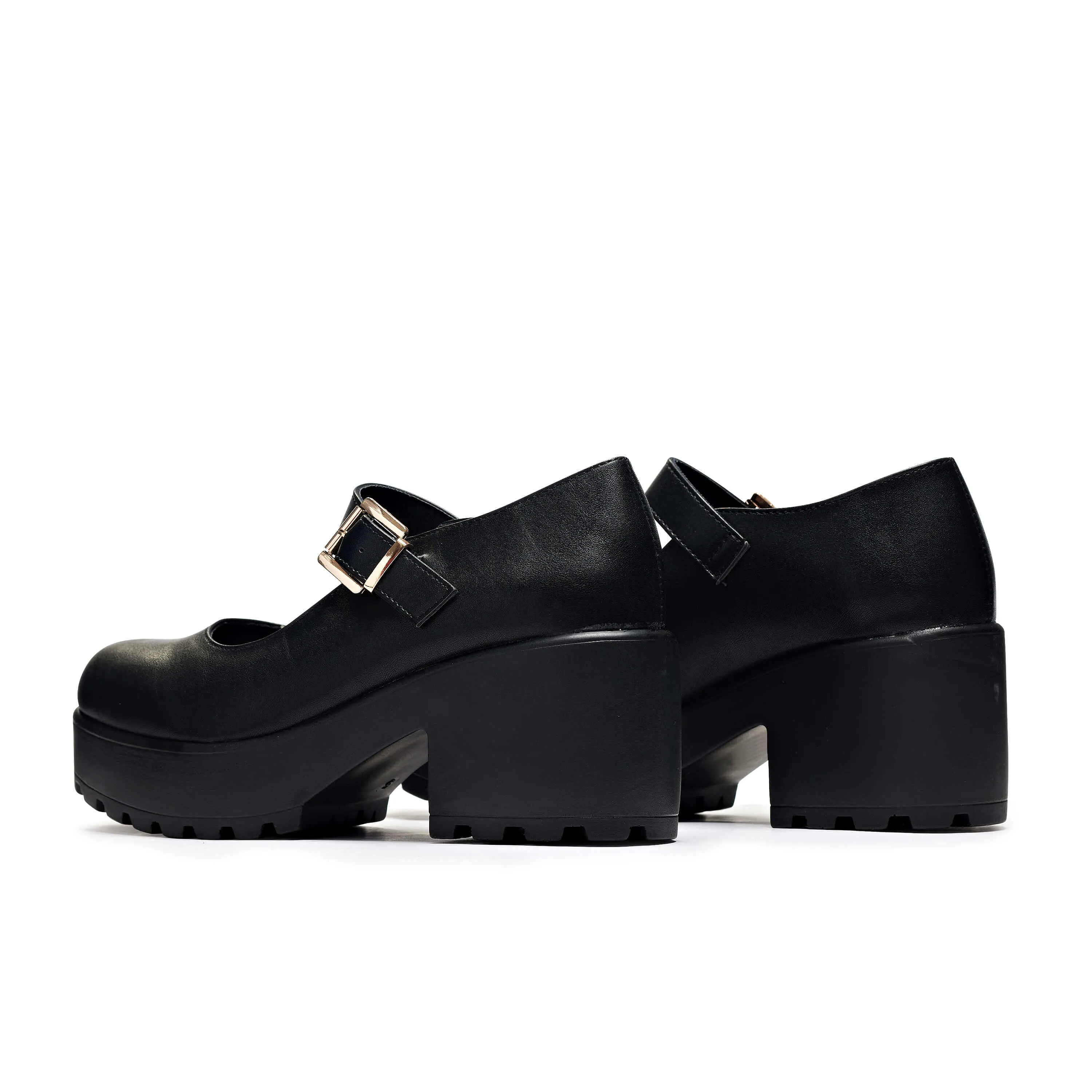 Tira Mary Jane Shoes 'Faux Leather Edition'-Black-Size 7-Clearance sold by Shoe Freaks product image thumbnail 5