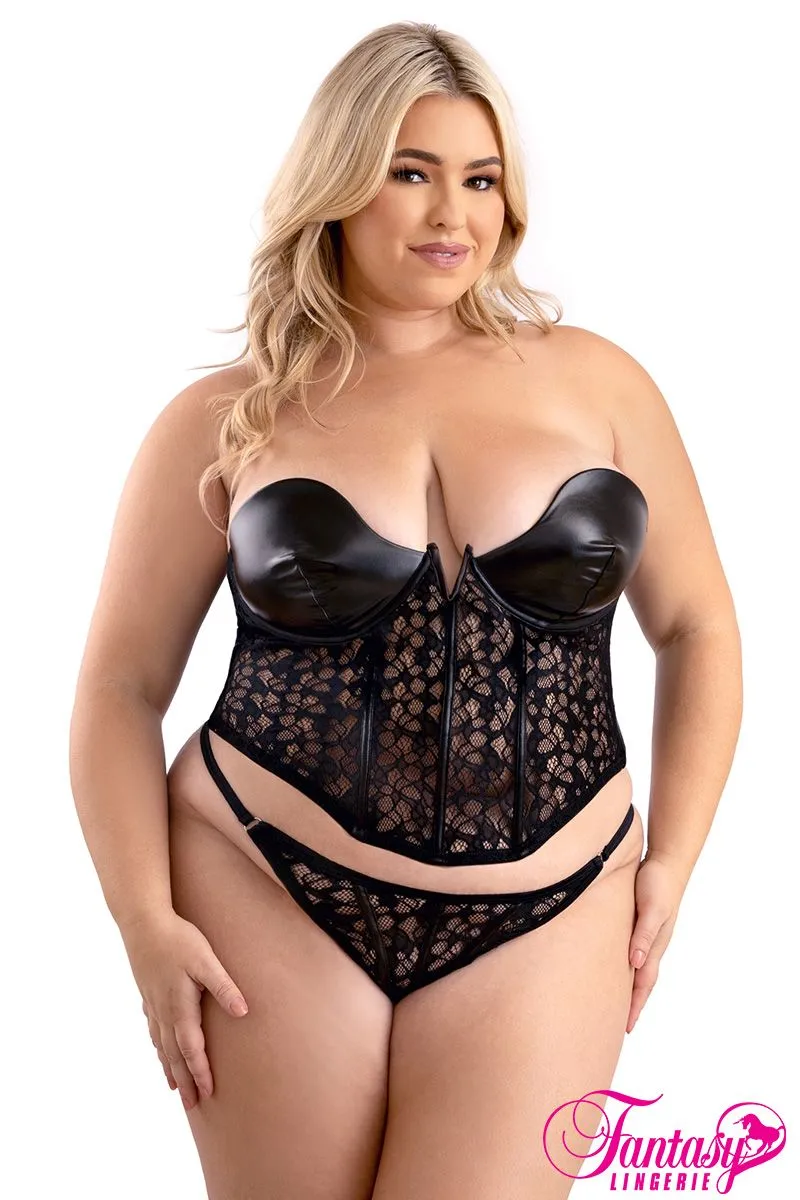 Wet Look Corset sold by Shoe Freaks product image thumbnail 3