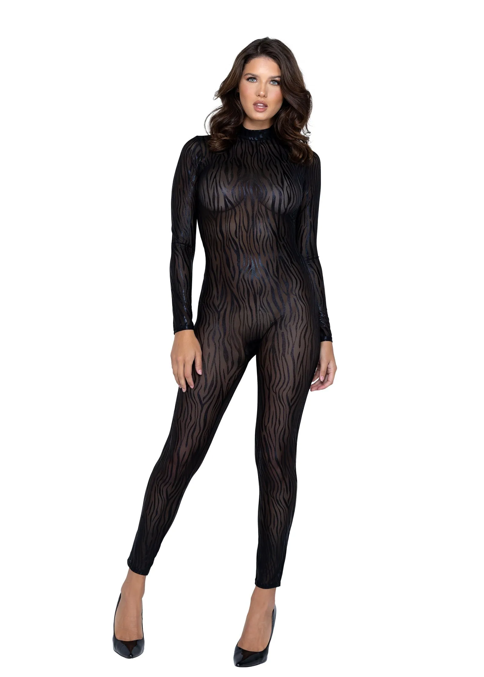 Wild Stripe Catsuit sold by Shoe Freaks
