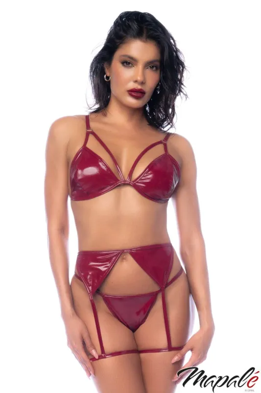 Wet Look 3Pc. Set sold by Shoe Freaks