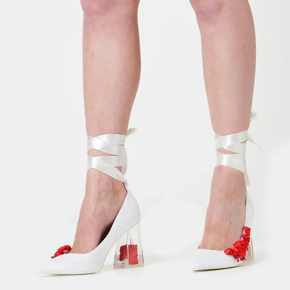 Bella’s Nightmare Rose Heels - Pearl sold by Shoe Freaks product image thumbnail 3