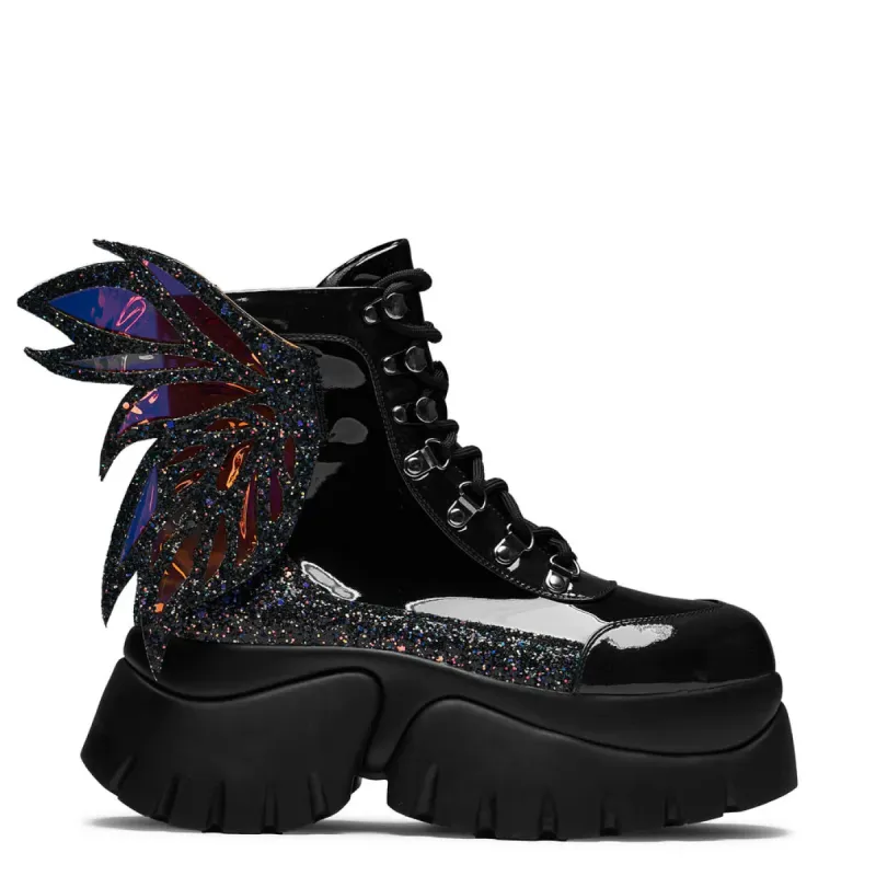 Evil Fairy Queen Boots - Black sold by Shoe Freaks