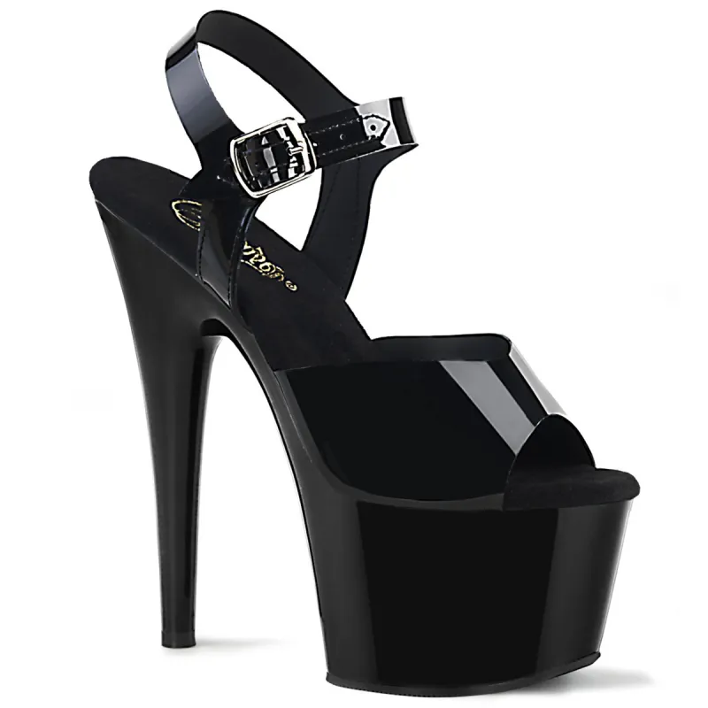 Pleaser Adore-708N-Black-Size 7-Clearance sold by Shoe Freaks