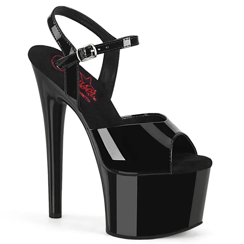Pleaser Passion-709Black-Size 10-Clearance sold by Shoe Freaks