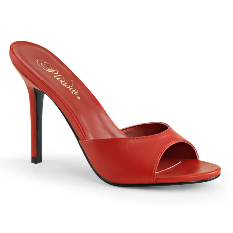 Pleaser Classique-01-Red-Size 7-Clearance sold by Shoe Freaks