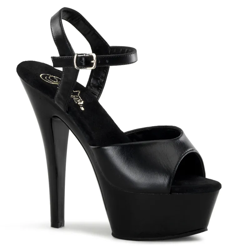 Pleaser Kiss-209-Black-Size 9-Clearance sold by Shoe Freaks
